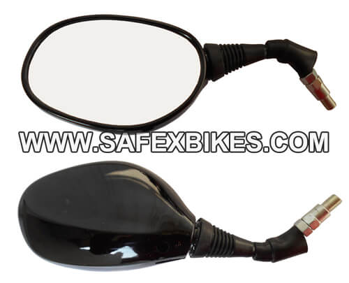 REAR VIEW MIRROR GLAMOUR BLACK RHS SLD Motorcycle Parts For Hero Honda GLAMOUR